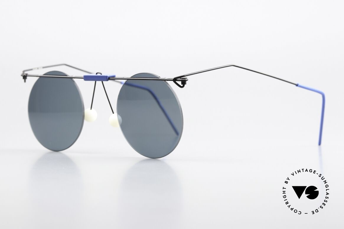 Kim Buck DK No Retro Vintage Sunglasses, something different (an art frame for individualist), Made for Men and Women