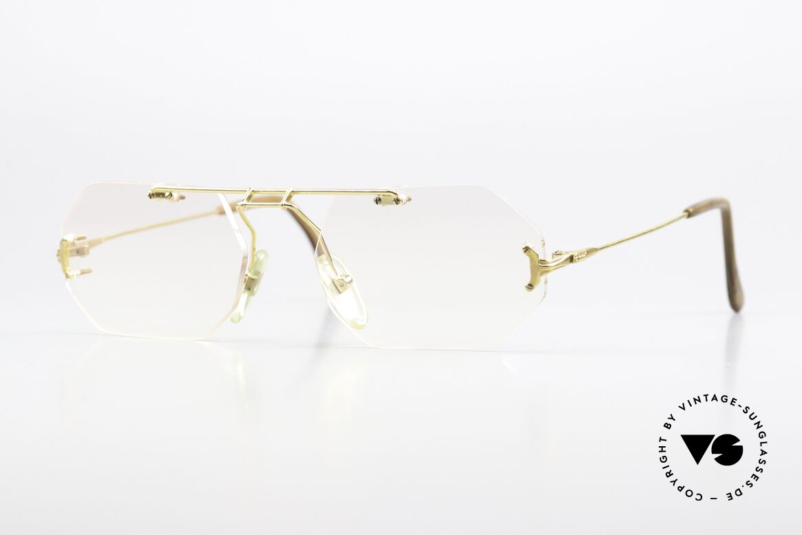 Emmel 3000 Rimless Art Frame Bauhaus, rare vintage rimless 1990's eyeglasses by Emmel, Made for Men and Women