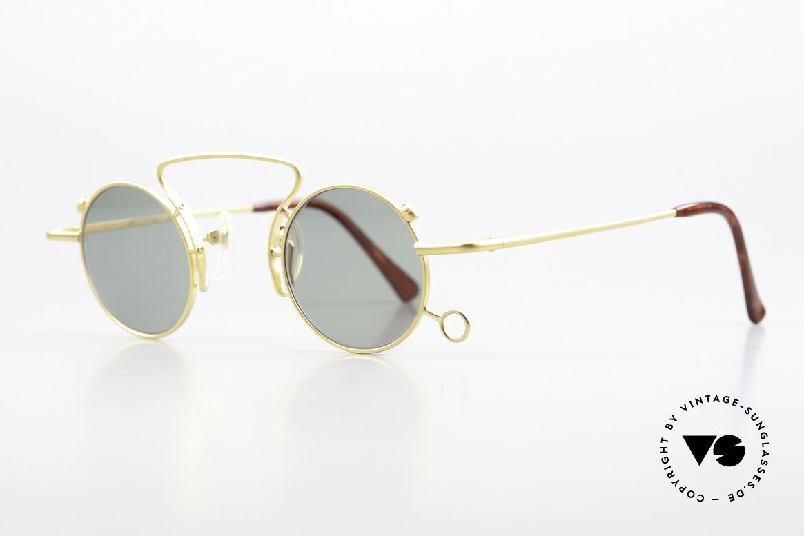 Kansai Yamamoto KY027E Crazy Round 90's Shades, durable top-notch quality (very pleasant to wear), Made for Men and Women