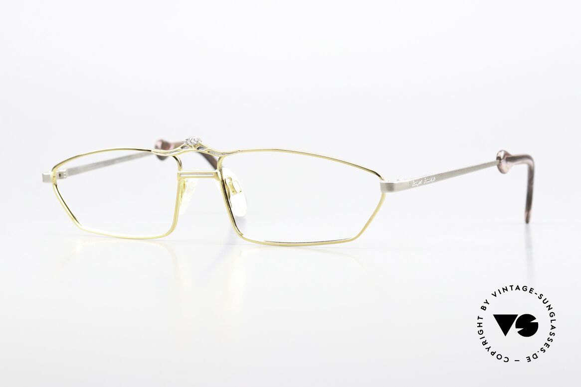Roger Rodege M1090 Reading Glasses With Crown, Roger Rodege luxury glasses frame from the 1980s, Made for Women