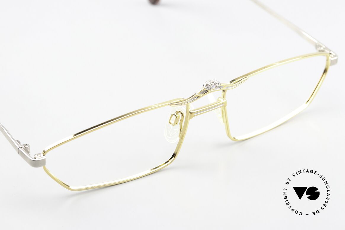 Roger Rodege M1090 Reading Glasses With Crown, a really special pair of women's glasses; rare one-off, Made for Women