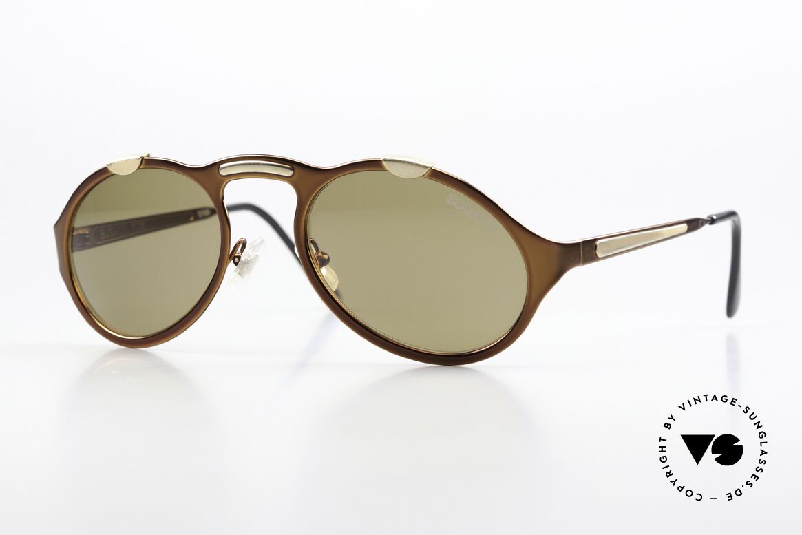 Bugatti 13169 Limited Rare Luxury 90's Shades, very elegant Bugatti vintage designer sunglasses, Made for Men