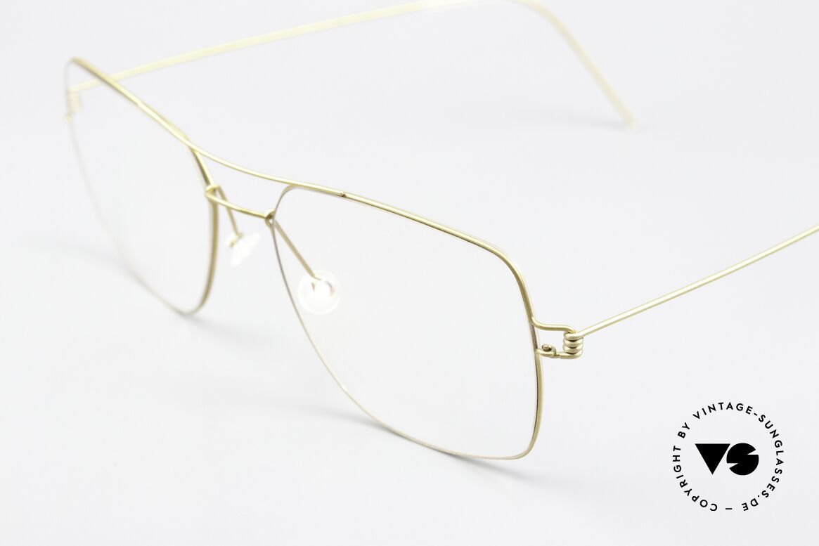 Lindberg Joshua Air Titan Rim Square Aviator Glasses, high-end, stylish & really innovative: grade 'vintage', Made for Men