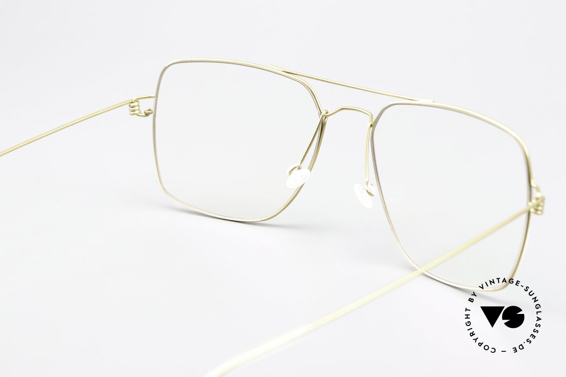 Lindberg Joshua Air Titan Rim Square Aviator Glasses, Size: large, Made for Men