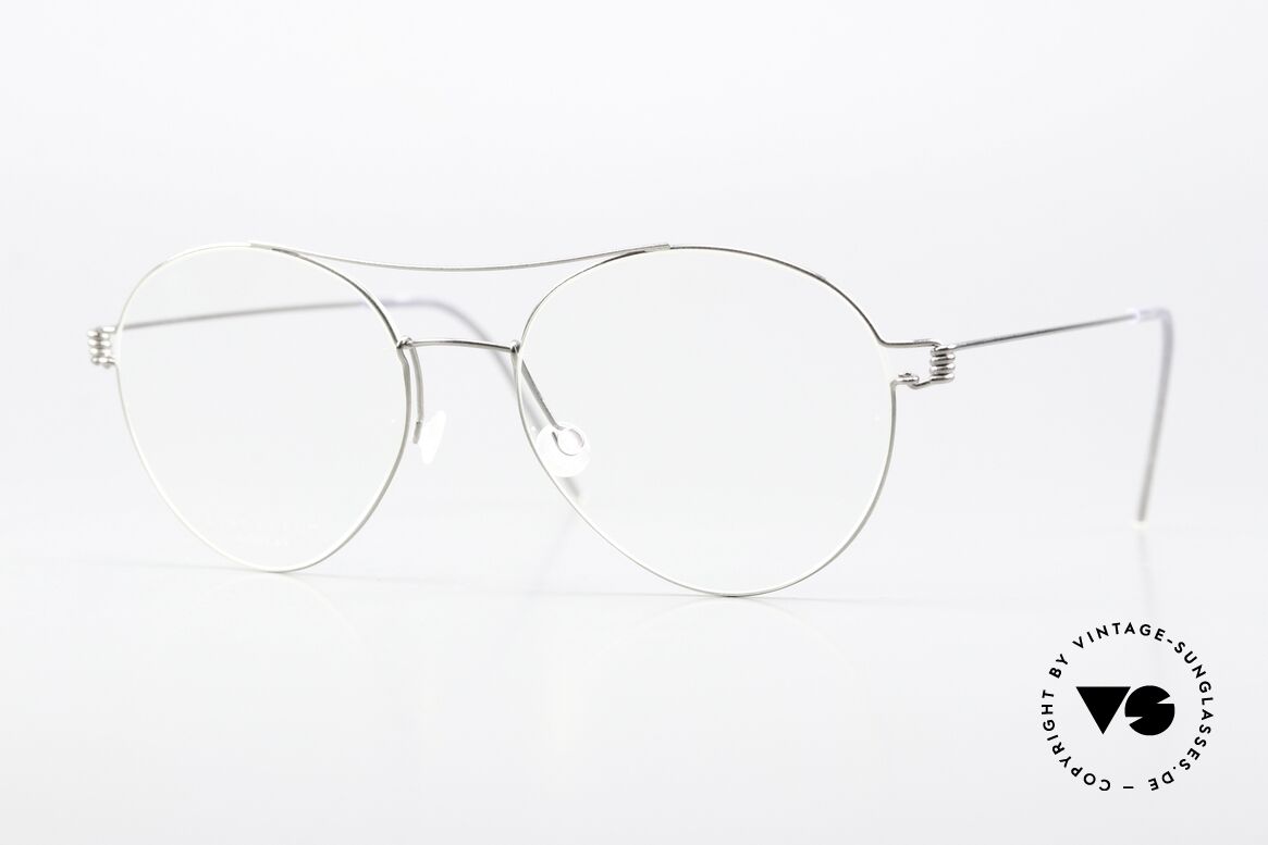 Lindberg Nomi 49 Air Titan Rim Feminine Aviator Design, noble Lindberg Air Titanium Rim eyeglasses for women, Made for Women