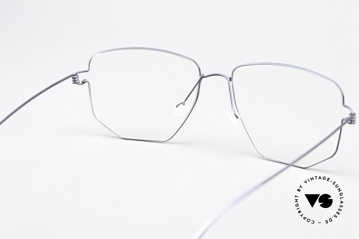 Lindberg Selim Air Titan Rim Square Frame Dark Blue, Size: medium, Made for Men and Women