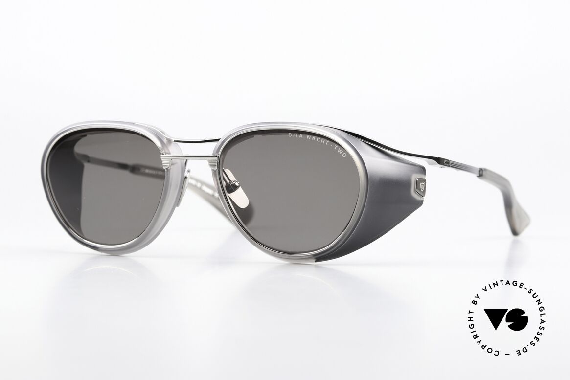 DITA Nacht Two Side Blinds Sunglasses, DITA Nacht-Two, DTS-128-52-02 GRY-PLD size 52/10, Made for Men