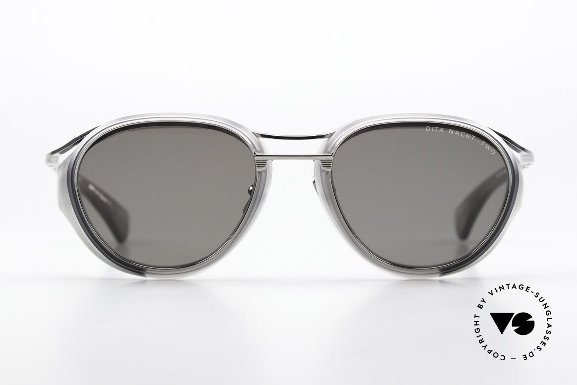 DITA Nacht Two Side Blinds Sunglasses, steampunk style men's sunglasses; made in Japan, Made for Men