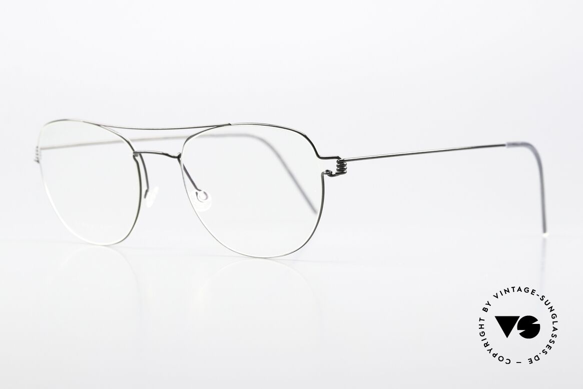 Lindberg Ole Air Titan Rim Round Aviator Design, striking designer eyeglasses for ladies and gentlemen, Made for Men and Women