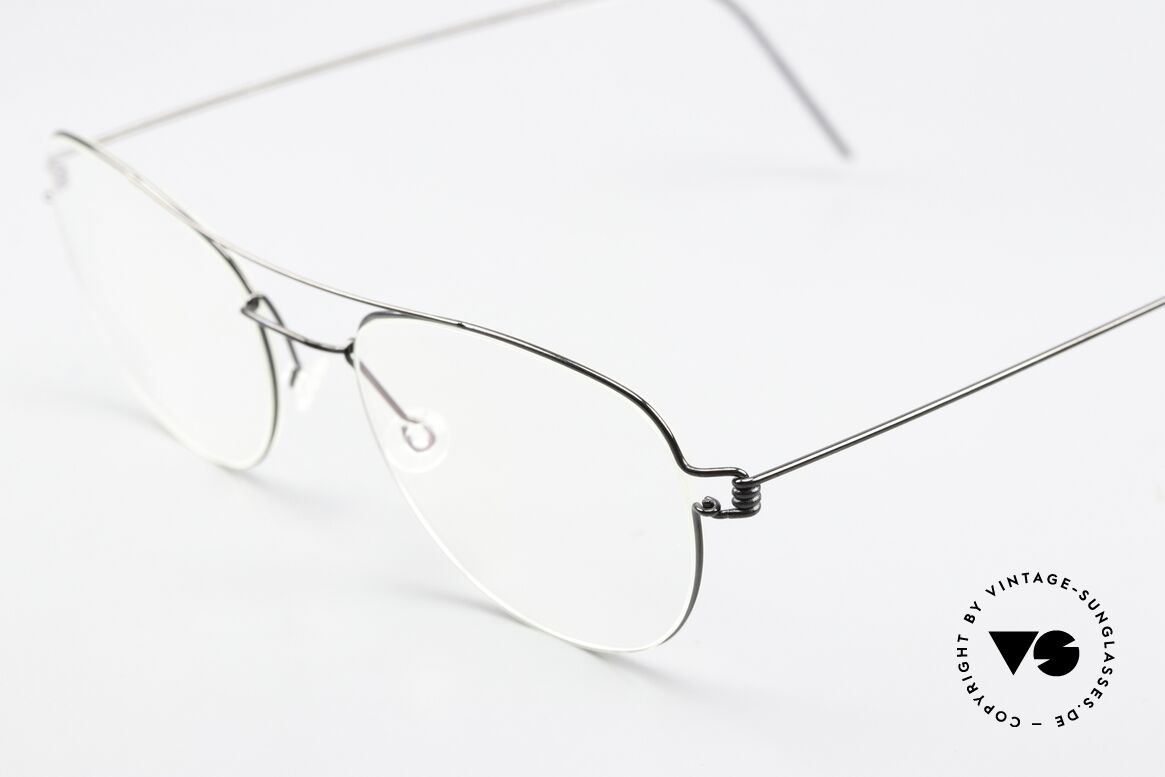 Lindberg Ole Air Titan Rim Round Aviator Design, high-end, stylish & really innovative: grade 'vintage', Made for Men and Women
