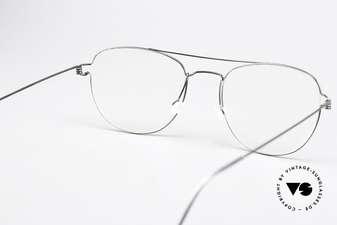 Lindberg Ole Air Titan Rim Round Aviator Design, Size: medium, Made for Men and Women