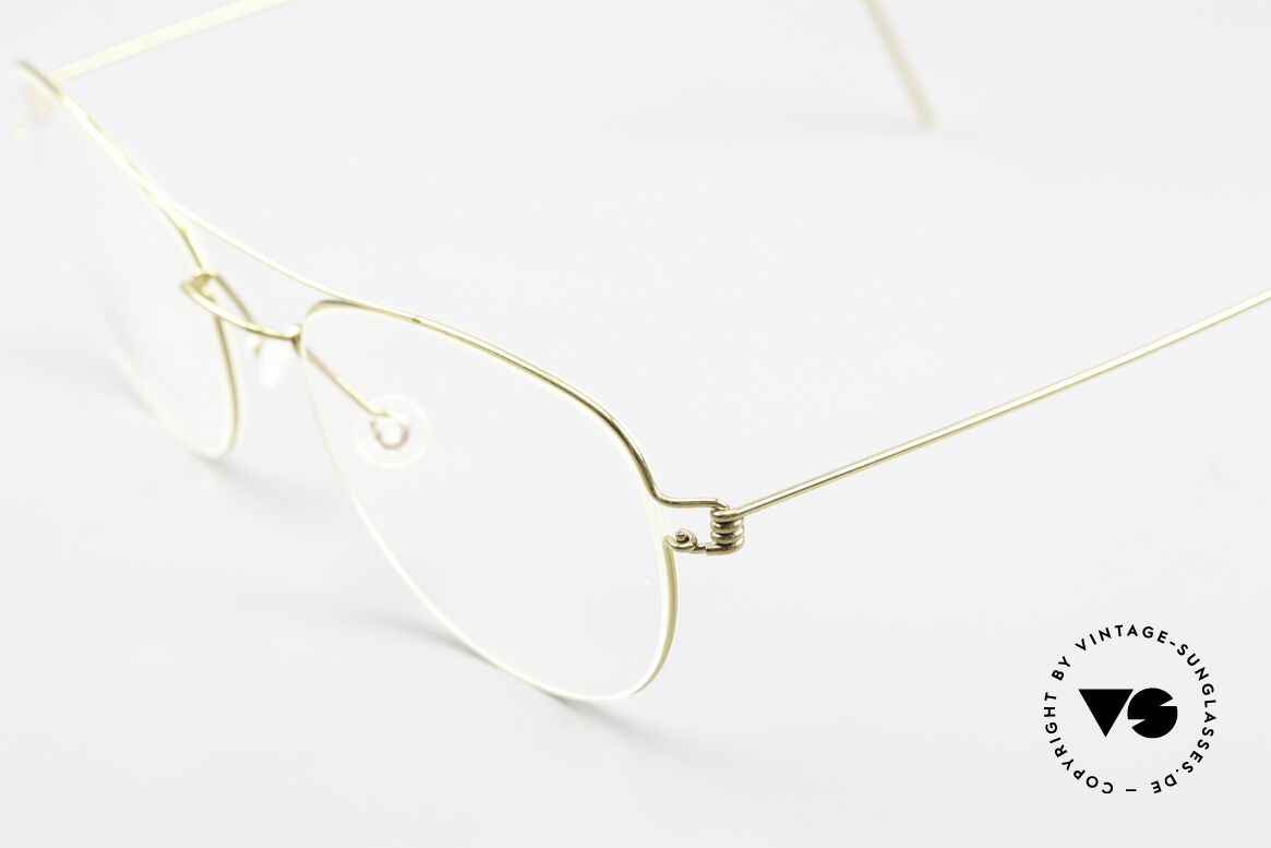 Lindberg Ole Air Titan Rim Round Pilot Design Unisex, high-end, stylish & really innovative: grade 'vintage', Made for Men and Women