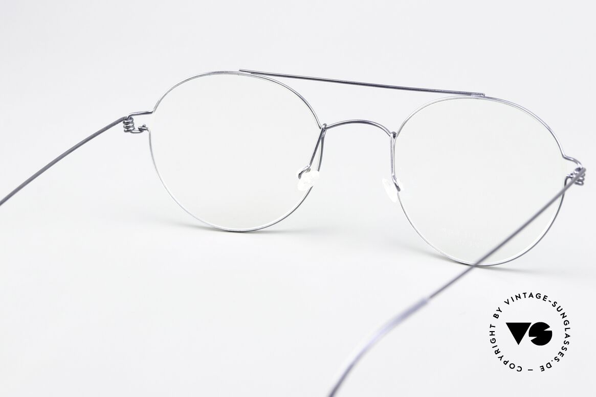 Lindberg Bruce 50 Air Titan Rim Polished Titanium Frame, Size: medium, Made for Men and Women