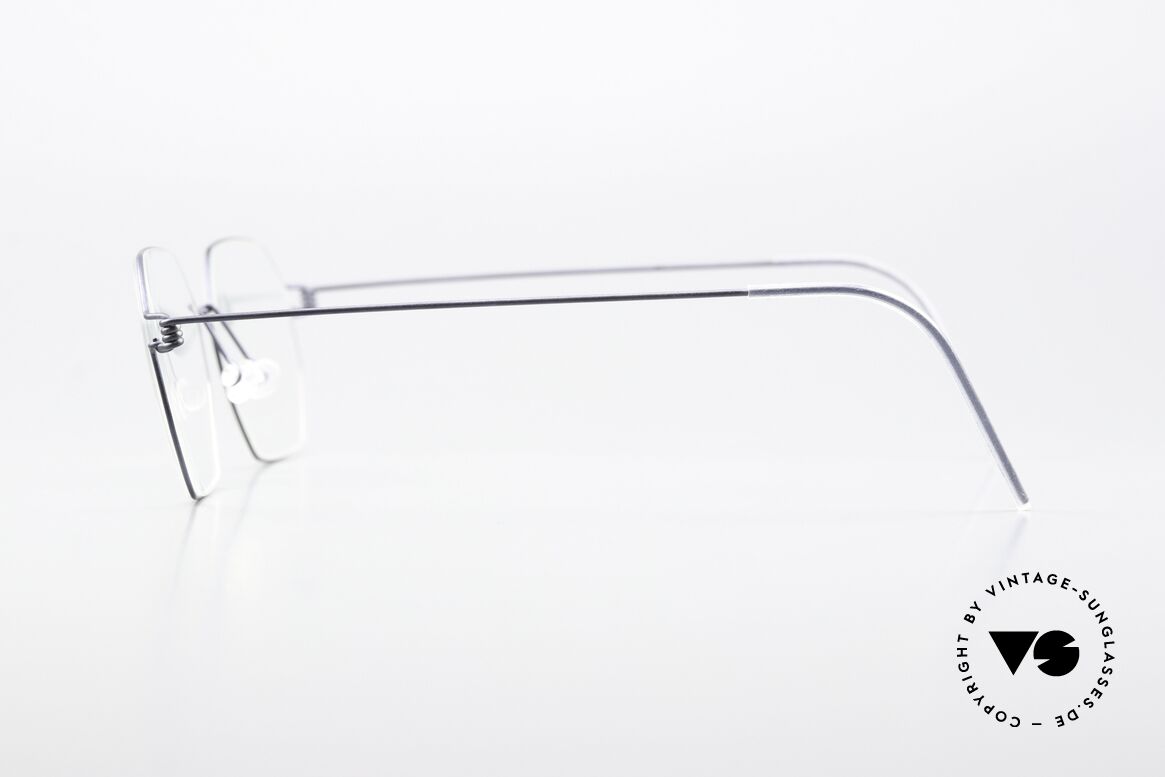 Lindberg Jeppe Air Titan Rim Square Frame Matt Gray, unworn single item; + orig. magnetic case by Lindberg, Made for Men and Women