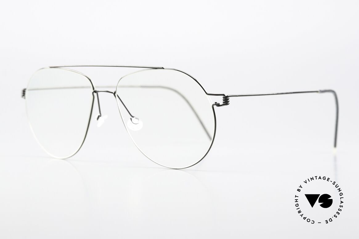 Lindberg Raymond Air Titan Rim Men's Specs Aviator Style, size 56-16 (medium to L); with 145mm temple length, Made for Men