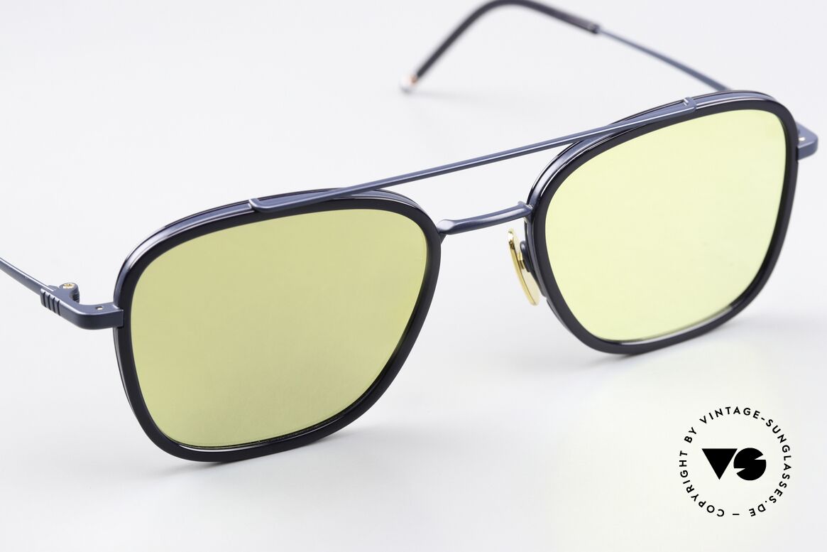 Thom Browne TBS800 Gold Mirrored Sun Lenses, a classy designer accessory for all fashion lovers, Made for Men