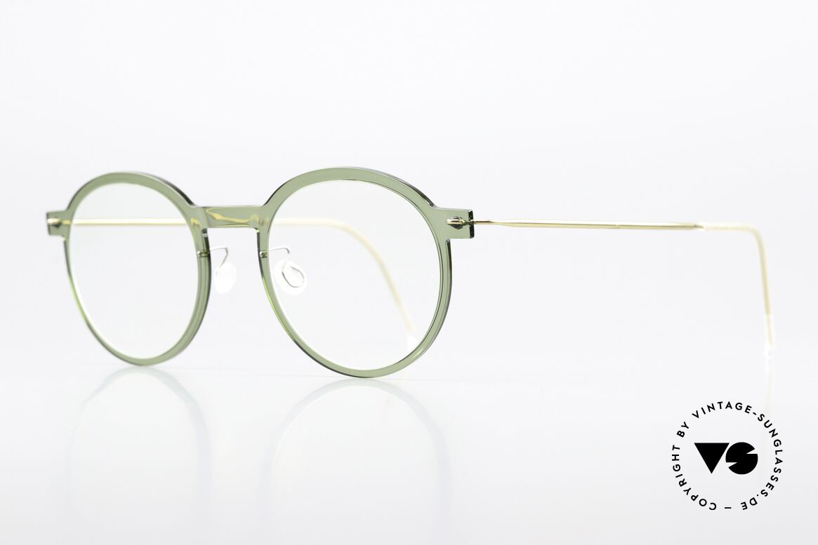 Lindberg 6586 NOW Designer Frame Translucent, high quality composite material & titanium temples, Made for Men and Women