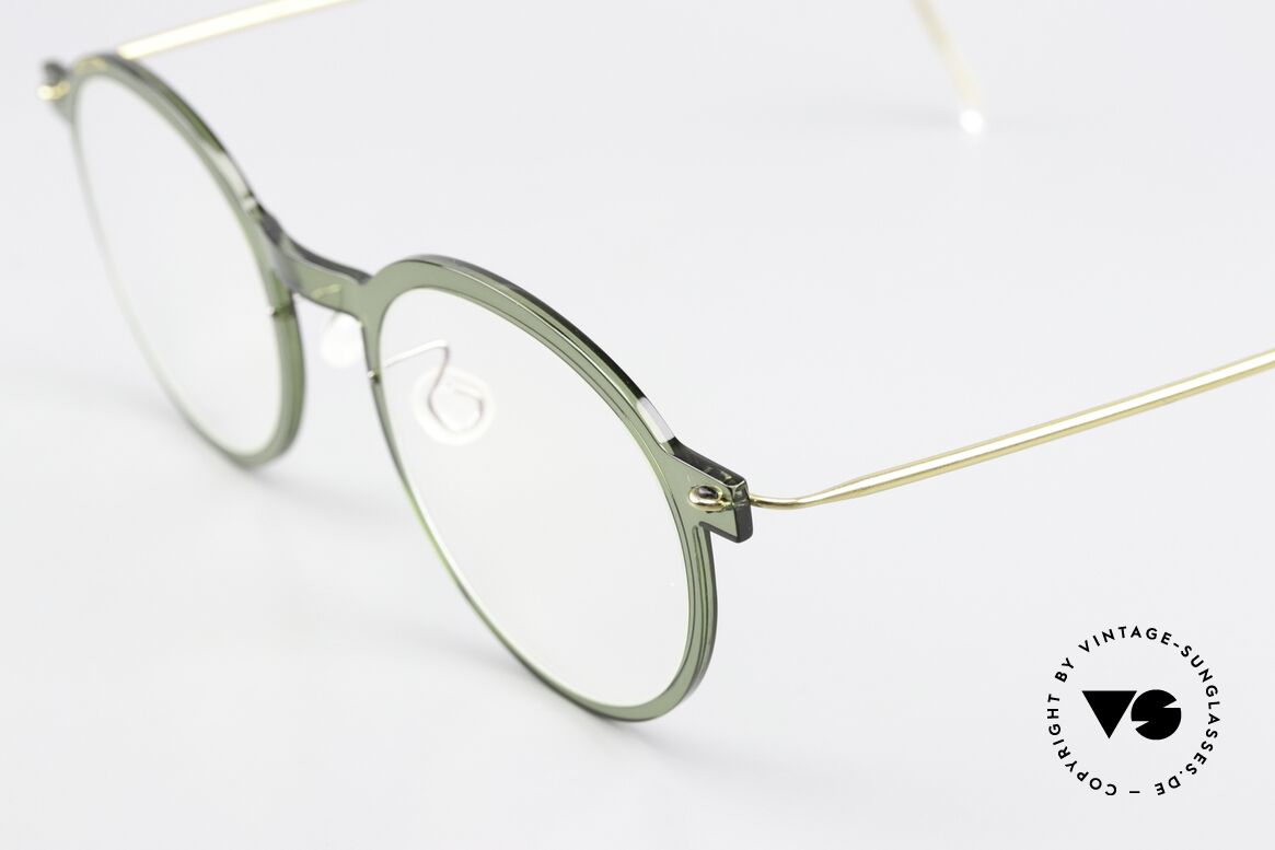 Lindberg 6586 NOW Designer Frame Translucent, wafer-thin semi-transparent front = pure lightness!, Made for Men and Women
