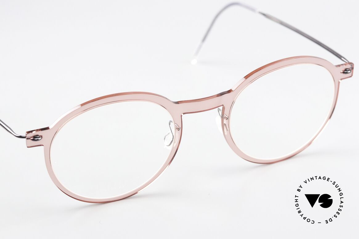 Lindberg 6586 NOW Panto Frame Translucent, can already be described as 'vintage Lindberg' frame, Made for Men and Women
