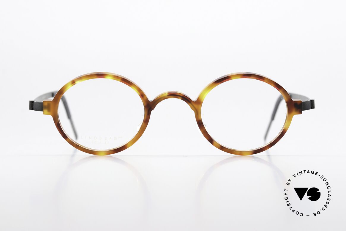 Lindberg 1011 Acetanium Oval Designer Glasses Unisex, designer eyeglass-frame for women and men likewise, Made for Men and Women