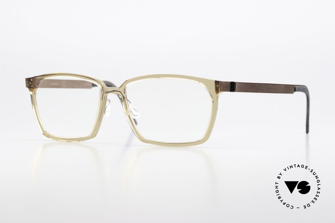 Lindberg 1264 Acetanium Square Translucid Frame, square Lindberg glasses from the Acetanium series, Made for Men and Women