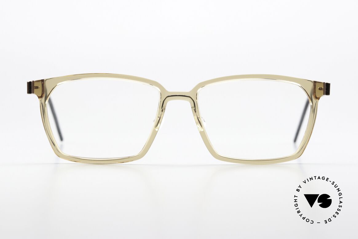 Lindberg 1264 Acetanium Square Translucid Frame, M. 1264 from 2018, size 54/16, temple 135, col A181, Made for Men and Women