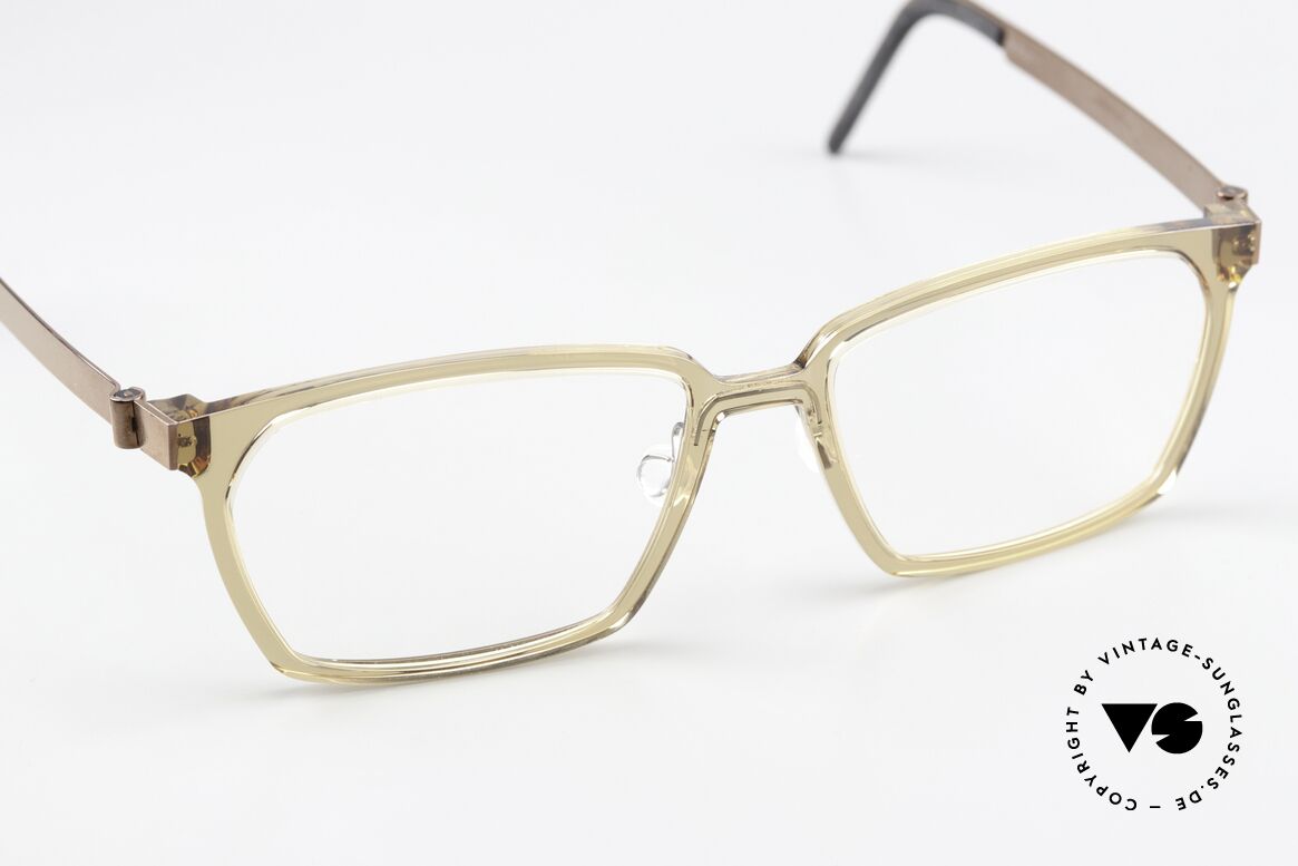 Lindberg 1264 Acetanium Square Translucid Frame, unworn designer piece with original LINDBERG case, Made for Men and Women