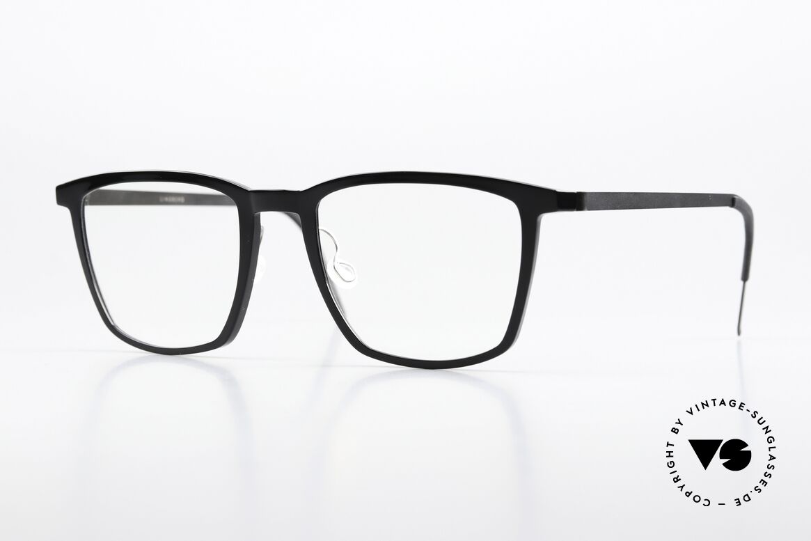 Lindberg 1260 54 Acetanium Large Designer Eyewear, square Lindberg glasses from the Acetanium Series, Made for Men and Women