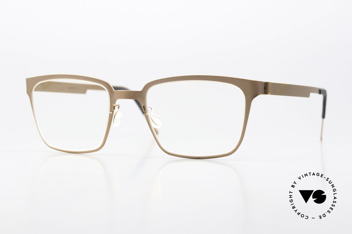 Lindberg 9627 Strip Titanium Bronze Copper Finish, striking LINDBERG Strip Titanium designer eyewear, Made for Men and Women
