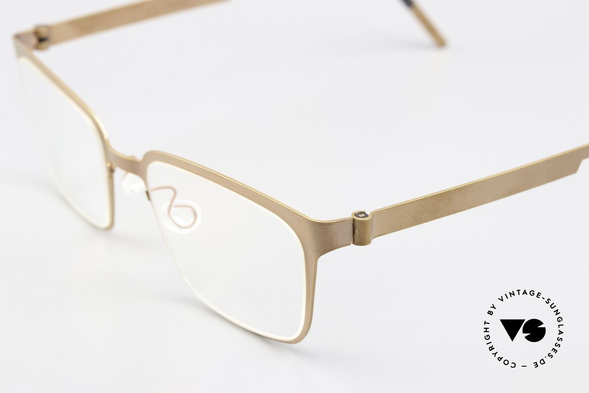Lindberg 9627 Strip Titanium Bronze Copper Finish, stylish women's glasses and men's eyeglasses likewise, Made for Men and Women