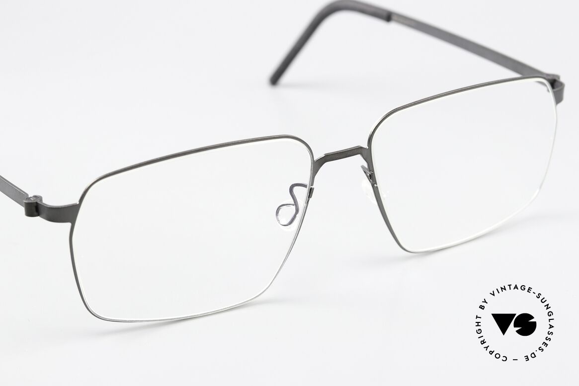 Lindberg 9635 Strip Titanium Titanium Specs From 2018, unworn, NOS, with an original hard case by Lindberg, Made for Men and Women