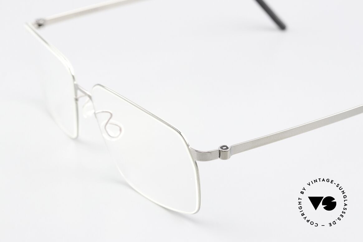 Lindberg 9635 Strip Titanium Titan Frame Polished Silver, stylish women's glasses and men's eyeglasses likewise, Made for Men and Women