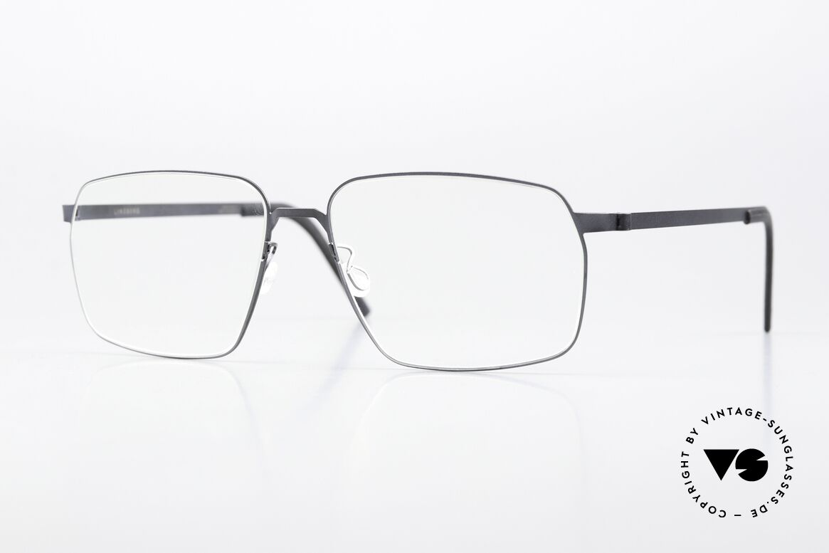 Lindberg 9635 Strip Titanium Titan Frame Blue-Gray Matt, striking LINDBERG Strip Titanium designer eyewear, Made for Men and Women