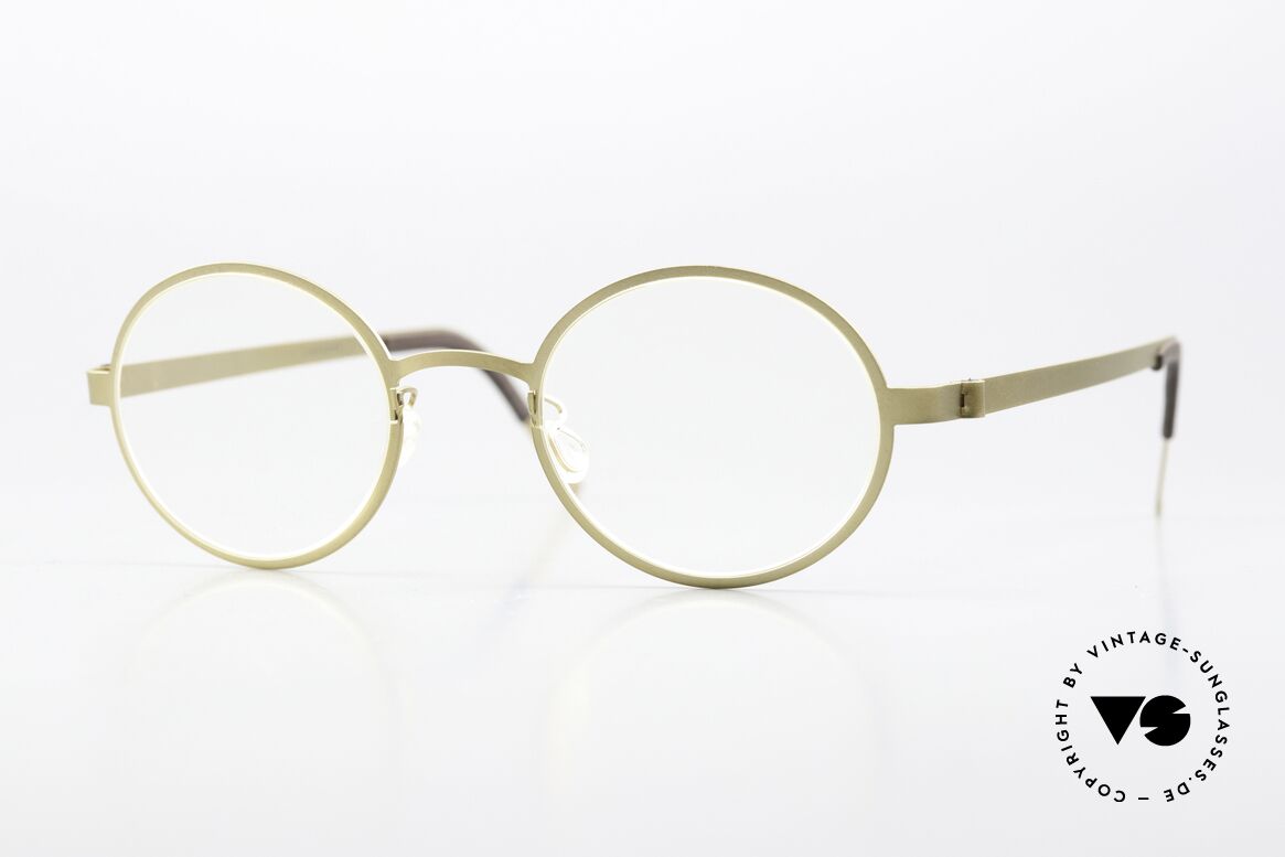 Lindberg 9587 Strip Titanium Round Glasses Men & Women, round ladies & men's glasses, Strip Titanium frame, Made for Men and Women