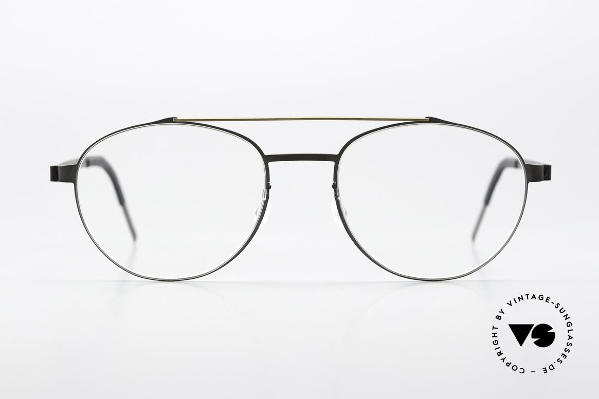 Lindberg 9616 52 Strip Titanium Quality Frame From Denmark, model 9616, in size 52-19, 135mm temples, color U9, Made for Men and Women