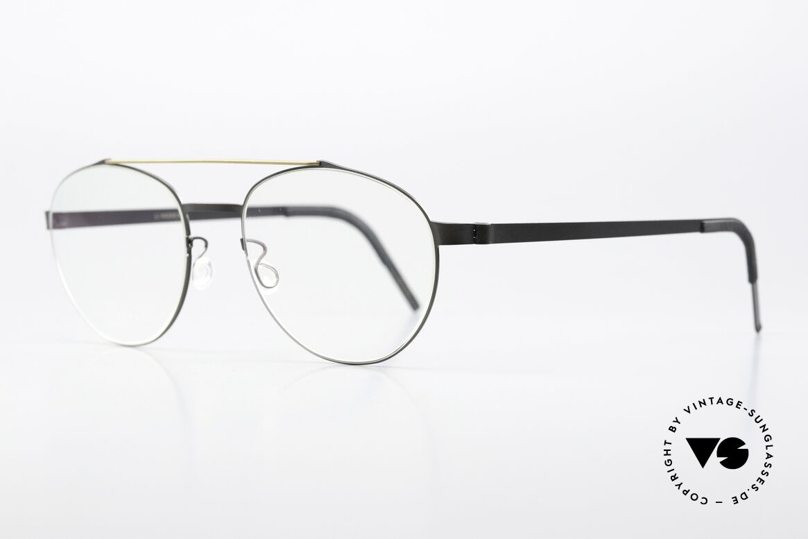 Lindberg 9616 52 Strip Titanium Quality Frame From Denmark, light as a feather but extremely stable & very durable, Made for Men and Women