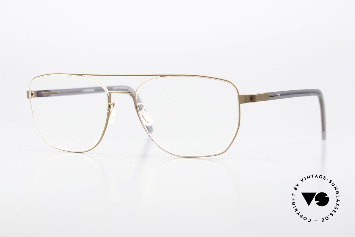Lindberg 9622 Strip Titanium Frame With Acetate Temples, classic LINDBERG Strip Titanium designer eyewear, Made for Men and Women