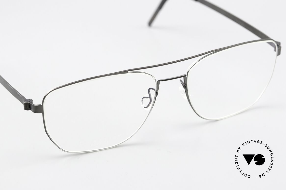Lindberg 9622 Strip Titanium Titanium Specs From 2019, unworn, NOS, with an original hard case by Lindberg, Made for Men and Women
