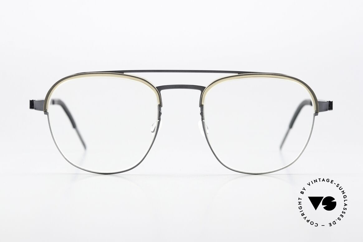 Lindberg 9848 Strip Titanium Combi Frame From 2017, titan frame with acetate upper rim = "combination", Made for Men and Women