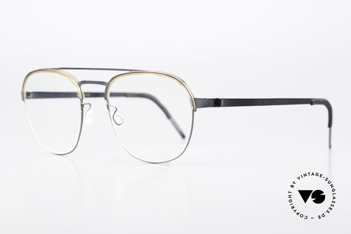 Lindberg 9848 Strip Titanium Combi Frame From 2017, unisex model 9848, size 51-20, temple 135, col. PU16, Made for Men and Women