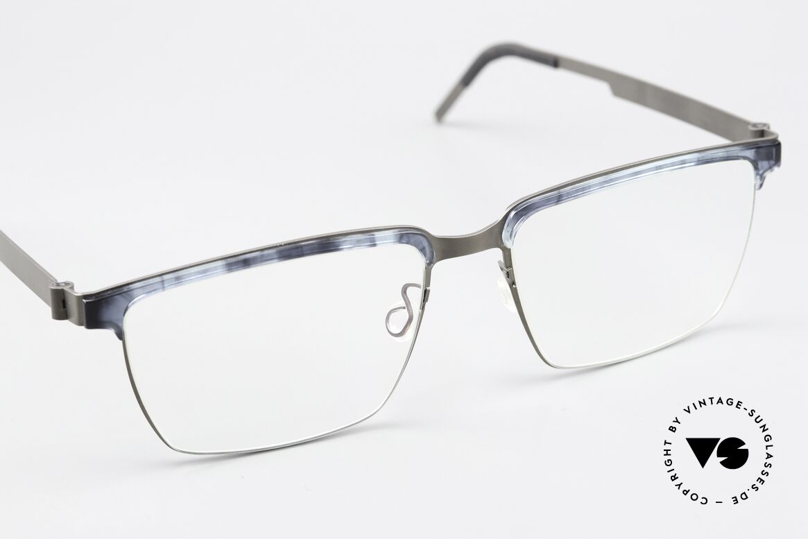 Lindberg 9841 Strip Titanium Square Eyewear For Men, unworn, new old stock with original case by Lindberg, Made for Men