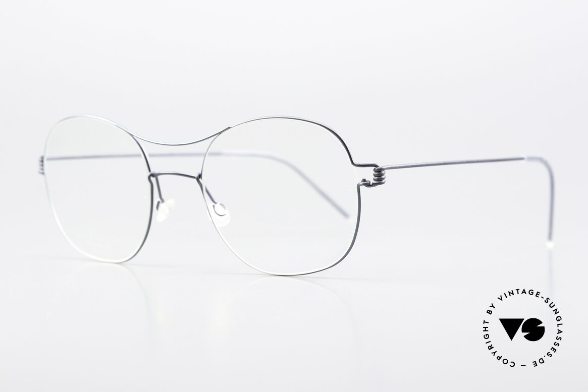 Lindberg Rasmus 47 Air Titan Rim Classic Frame Matt Blue, elegant designer eyeglasses for ladies and gentlemen, Made for Men and Women