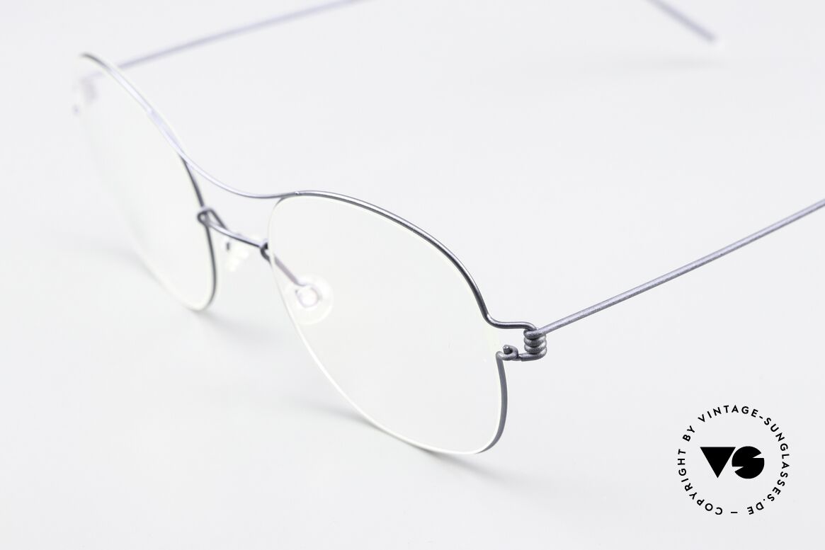 Lindberg Rasmus 47 Air Titan Rim Classic Frame Matt Blue, high-end, stylish & really innovative: grade 'vintage', Made for Men and Women