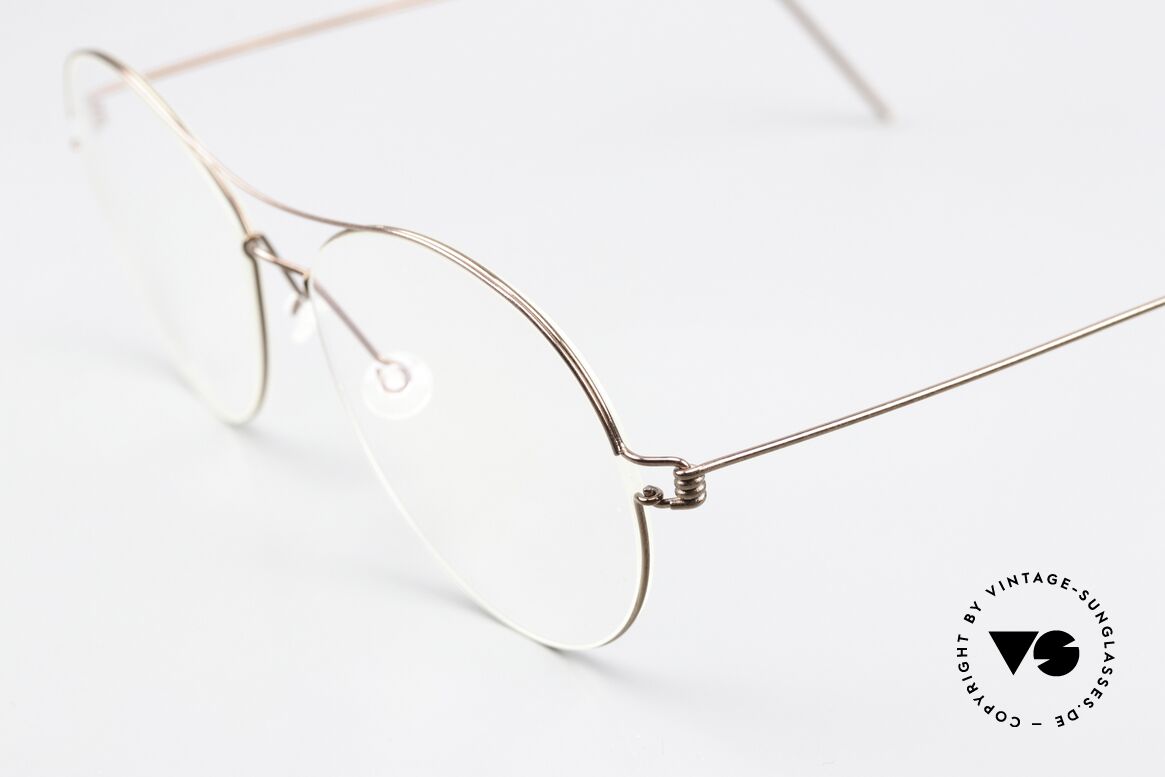 Lindberg April Air Titan Rim Shiny Brown Titan Frame, extremely strong, resilient and flexible (and 3g only!), Made for Women