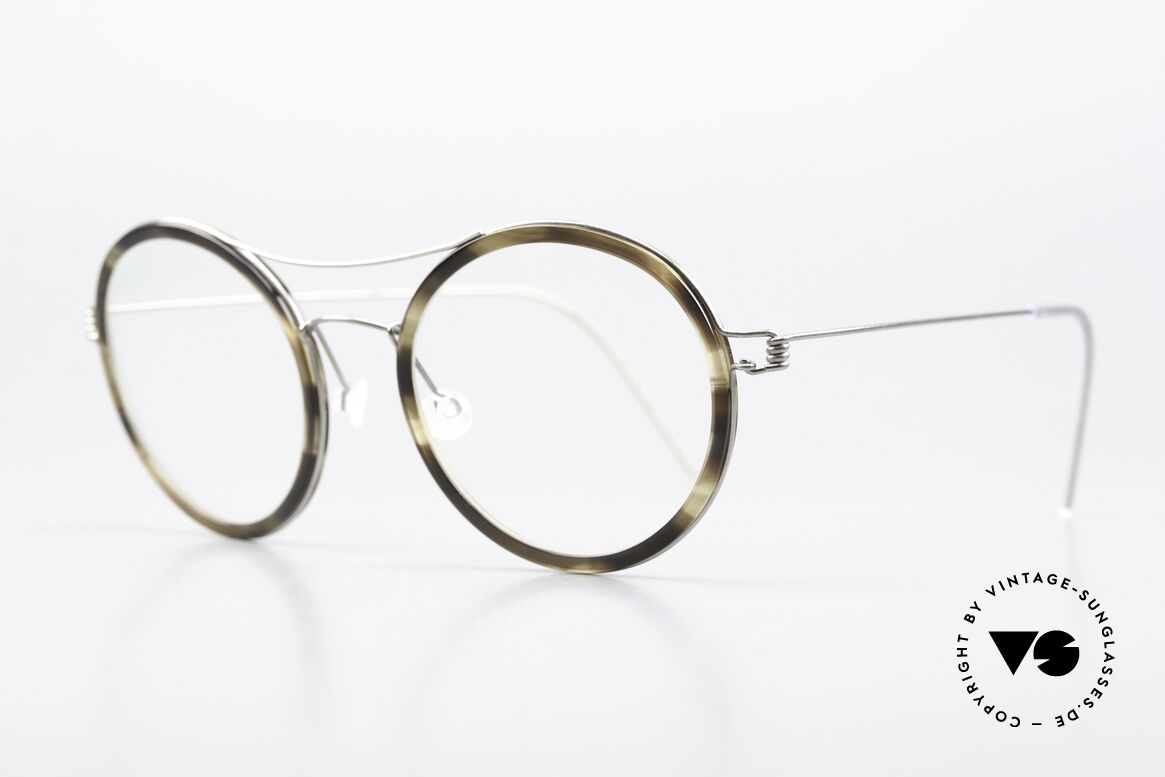 Lindberg Camilla Air Titan Rim Interesting Frame Coloring, really unique coloring / finish; size 50/22, temple 135, Made for Women