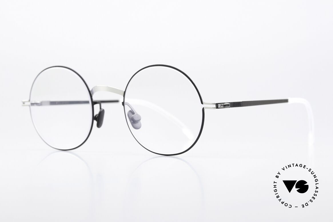 Mykita Sigur Round Frame Black Silver, color is "Silver/Black" = suitable for ladies and gents, Made for Men and Women