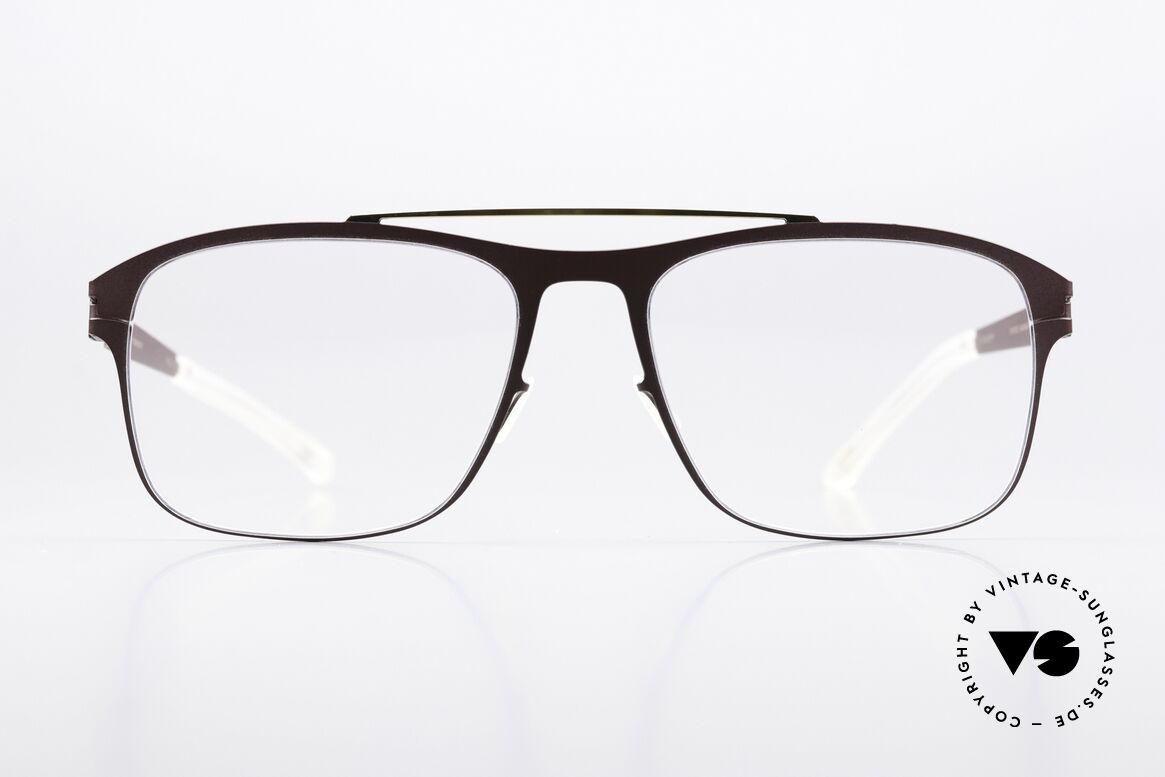 Mykita Corrado Square Frame Burgundy Gold, from the Decades collection (made from 2016-2018), Made for Men and Women