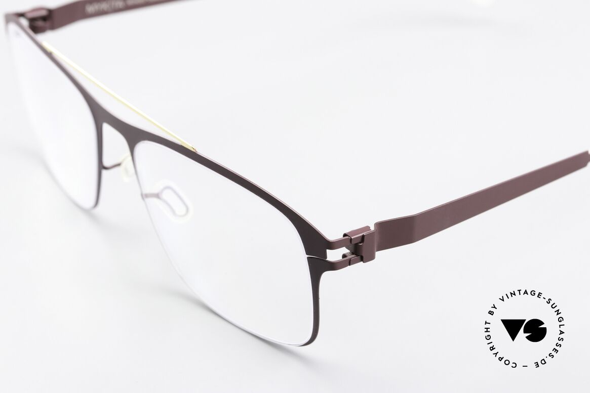 Mykita Corrado Square Frame Burgundy Gold, well-known top quality (handmade in Germany, Berlin), Made for Men and Women