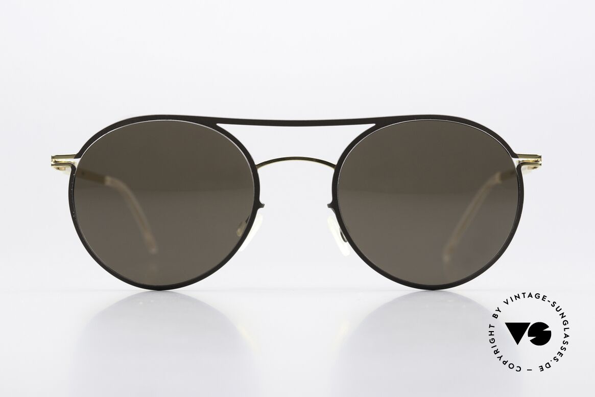 Mykita Tore Round Sunglasses Gold Terra, round shades, LITE collection (made from 2017-2018), Made for Men and Women