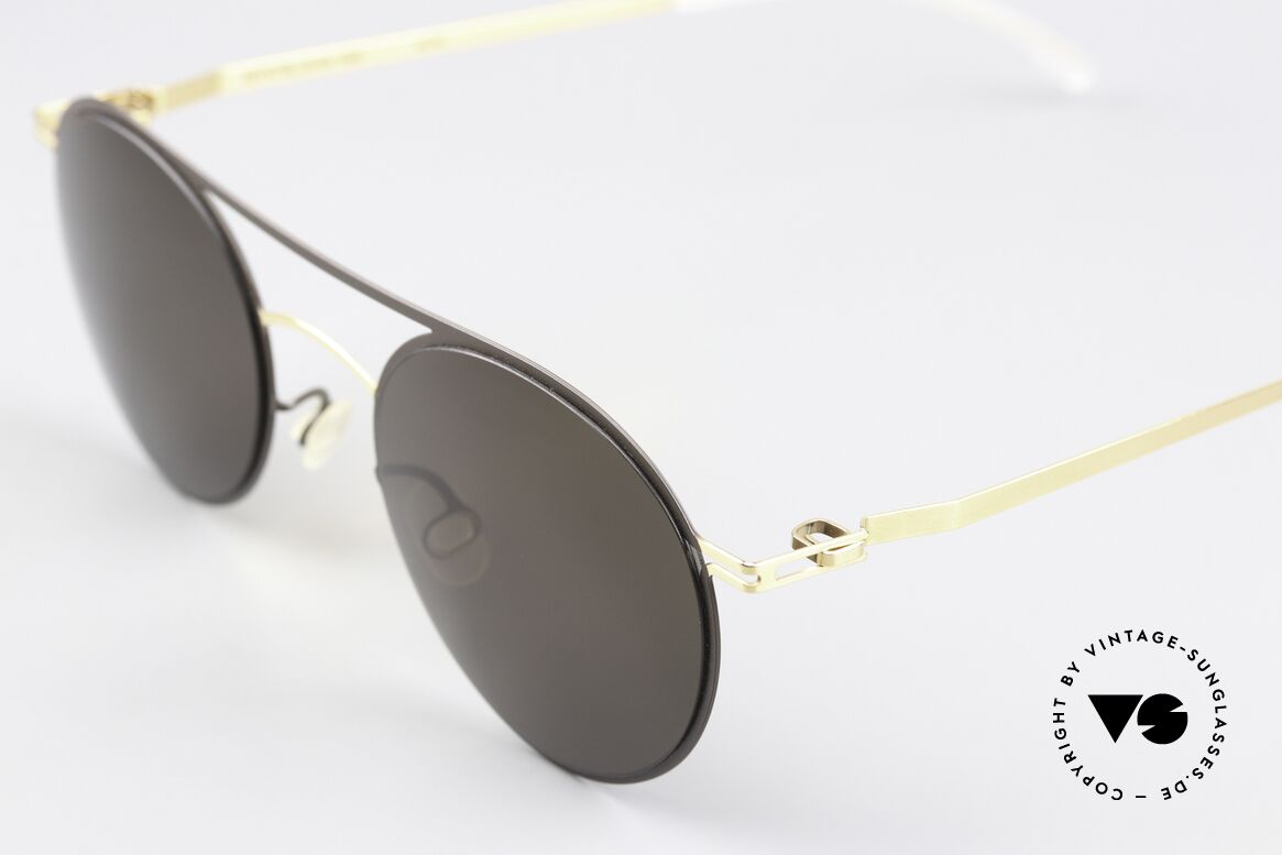 Mykita Tore Round Sunglasses Gold Terra, well-known top quality (handmade in Germany, Berlin), Made for Men and Women